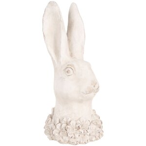 Clayre & Eef 6TE0558 Decorative Rabbit Beige 11x11x24 cm Antique Stone Figurine