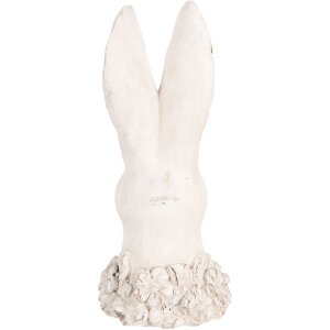 Clayre & Eef 6TE0558 Decorative Rabbit Beige 11x11x24 cm Antique Stone Figurine