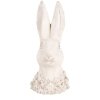 Clayre & Eef 6TE0558 Decorative Rabbit Beige 11x11x24 cm Antique Stone Figurine