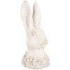 Clayre & Eef 6TE0558 Decorative Rabbit Beige 11x11x24 cm Antique Stone Figurine