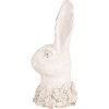 Clayre & Eef 6TE0558 Decorative Rabbit Beige 11x11x24 cm Antique Stone Figurine