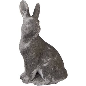 Clayre & Eef 6TE0565 Decorative Rabbit Stone Grey...