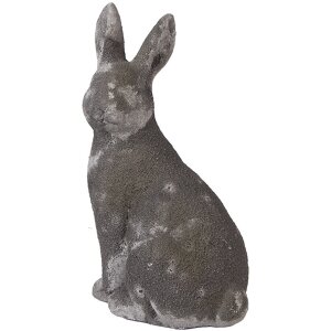 Clayre & Eef 6TE0565 Decorative Rabbit Stone Grey...