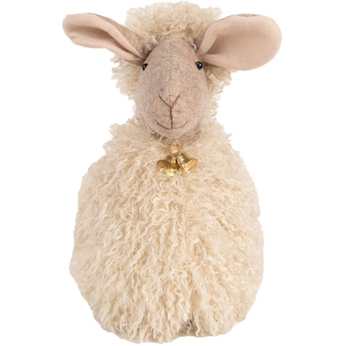 Clayre & Eef TW0616 Decoration Sheep Beige 20x21x28 cm