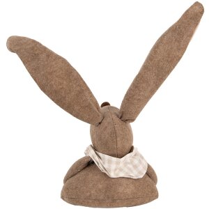 Clayre & Eef TW0617 Decoration Rabbit Brown 20x17x41 cm Country style