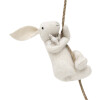 Clayre & Eef TW0620 Decorative Rabbit White 8x9x16/50 cm