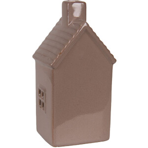 Clayre & Eef 6CE2118 Decoration House LED Brown 8x6x15 cm