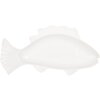 Clayre & Eef 6CEBO0196 Bowl Fish White Ceramic 30x15x3 cm 150 ml