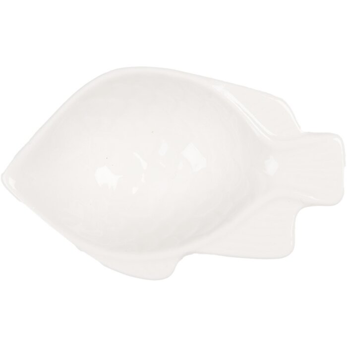 Clayre & Eef 6CEBO0205S Ceramic Bowl White 9x6x3 cm 25 ml