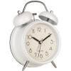 Clayre & Eef 6AC0031W Alarm Clock Analogue White 12x6x17 cm 1xAA