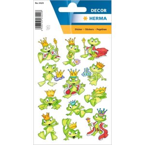 HERMA decorative labels DECOR Froschkönig 3 sheets