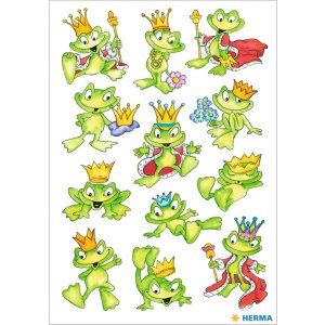 HERMA decorative labels DECOR Froschkönig 3 sheets