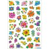 decorative labels DECOR Kleine Blumenköpfe 3 sheets