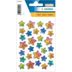 HERMA decorative labels MAGIC Sterne 1 sheet