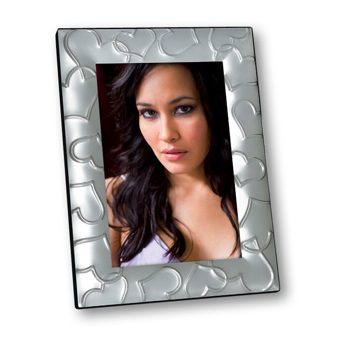 Photo frame Katherina 10x15 cm silver heart