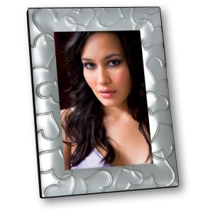 Photo frame Katherina 10x15 cm silver heart