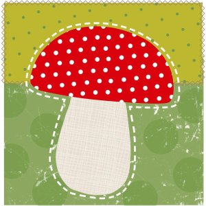 Mini Card Art Level Mushroom