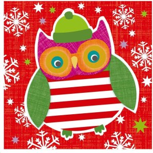 Mini Card Art Level Christmas Owl