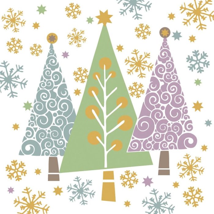 Mini Card Artebene Christmas-Fir-Taupe