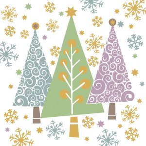 Mini Card Artebene Christmas-Fir-Taupe