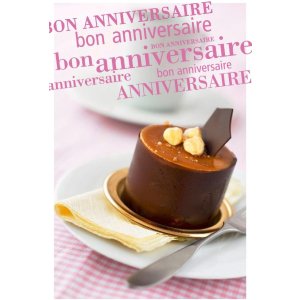 Bon Anniversaire Chocolate Praline Card