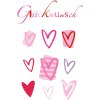 Greeting card hearts