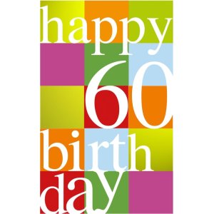 Happy 60th Birthday Card