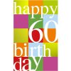 Happy 60th Birthday Card