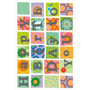 Artebene Card Embossing-Birthday-Flower Power