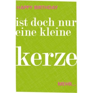 Artebene Card Embossing-Birthday-Just One More Candle