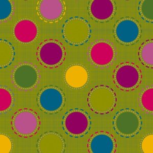 Paper napkins Dots stitch - moss green