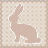 Paper napkins Hase taupe 33x33 cm