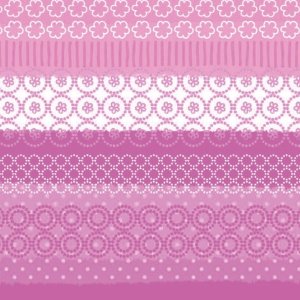 Paper napkins Mustermix - stripe - pink