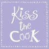 Paper napkins Kiss the Cook - mauve