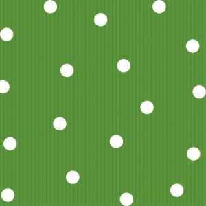 Paper napkins Dots - stripes - green