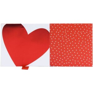 Money envelope heart red