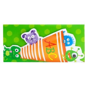 Artebene Money Envelope School Cone-Monsters