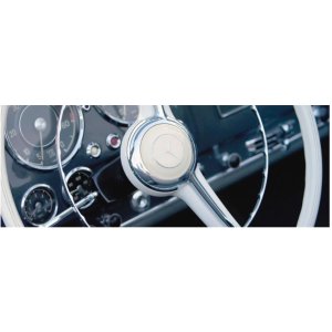 Art Level Card Car Steering Wheel-21x8 cm