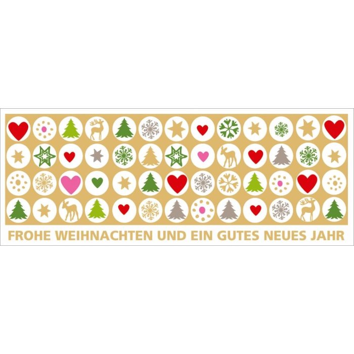 Art Plane Card Foil-Christmas-