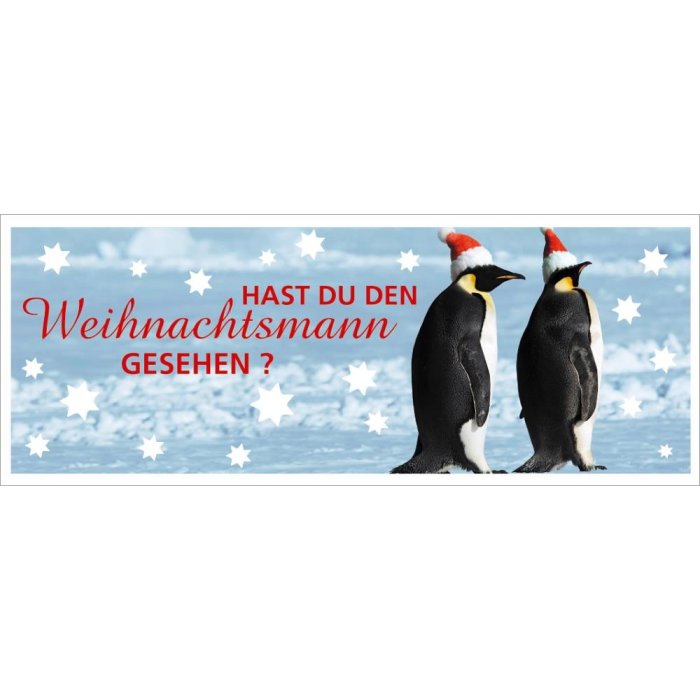 Artebene Card Foil-Penguins-Have You...-21x8 cm