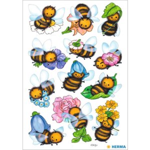 HERMA decorative labels DECOR Lustige Bienen