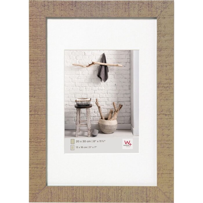 Home wooden frame 20x30 cm beige brown