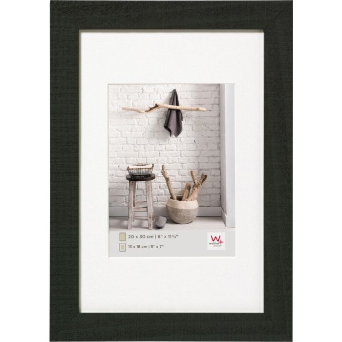 Home wooden frame 40x50 cm black