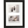 Gallery Frame 2 photos 10x15 HOME in black