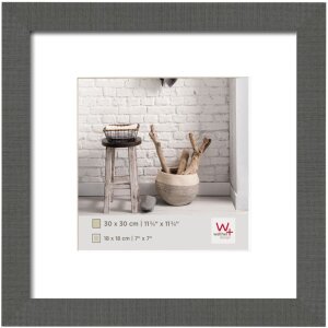 Home wooden frame 20x20 cm grey