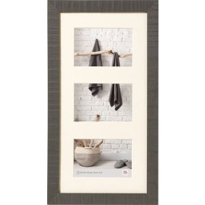 Gray gallery wooden frame HOME 3 photos 10x15 cm