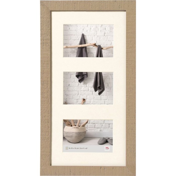 Home Gallery frame 3x 13x18 beige brown