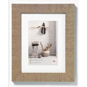 Home wooden frame 15x20 cm beige brown