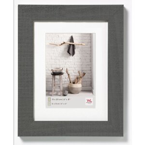 Home wooden frame 15x20 cm grey