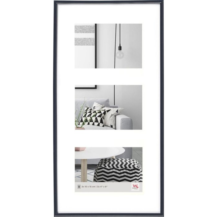 picture frame 3x 10x15 GALERIA black gallery frame